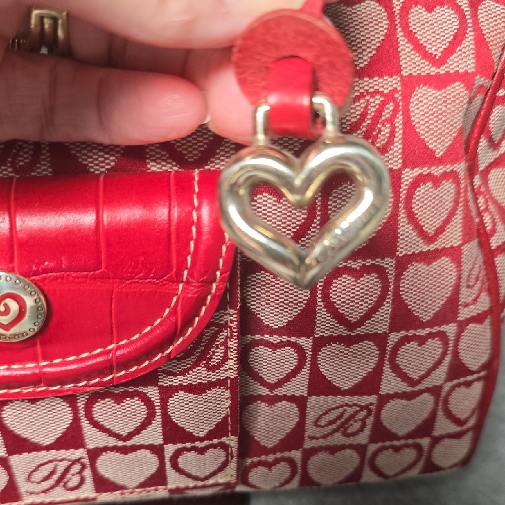Brighton Red Heart Satchel - Picture 4 of 16